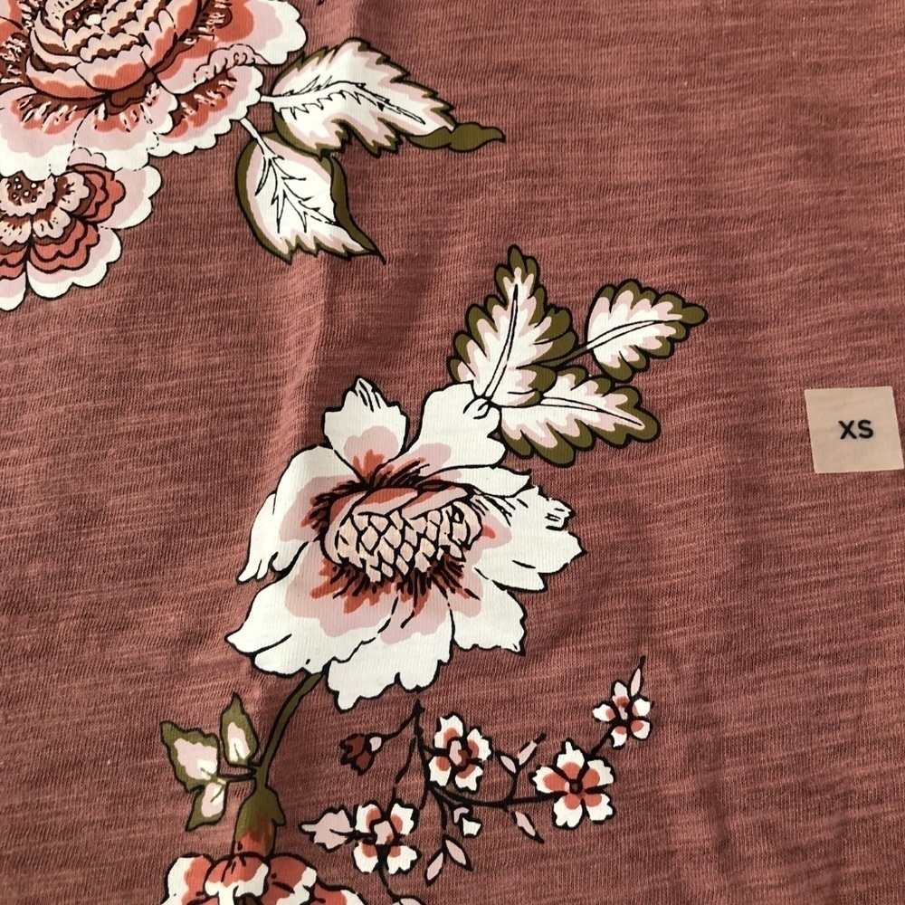 NWT Loft Long Sleeve Print Top Size XS - Picture 4 of 6